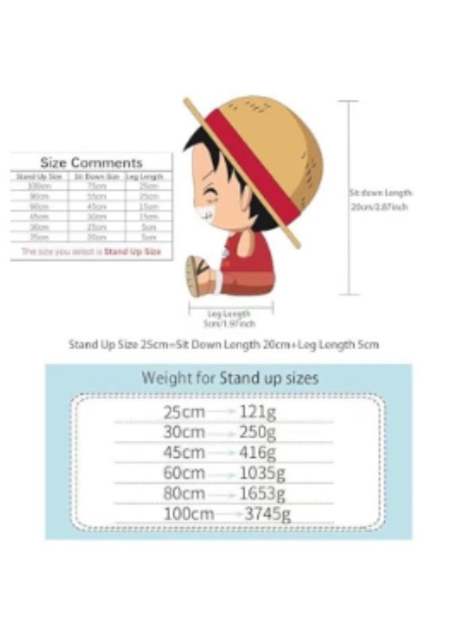 Stuffed Anime Plush Doll for Anime Cartoon Fans Anime Plush Toy Collectibles Stuffed Soft Plush Doll