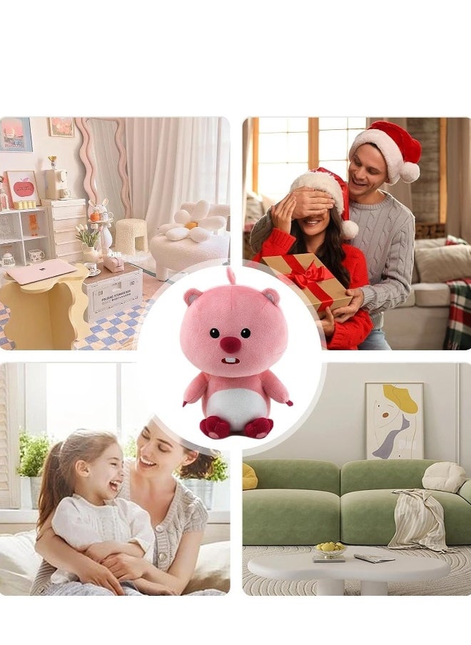 Plush Doll Kawaii Character Little Stuffed with Hat Detachable, Decoration Pendant Toys Birthday Gifts Kids 28cm
