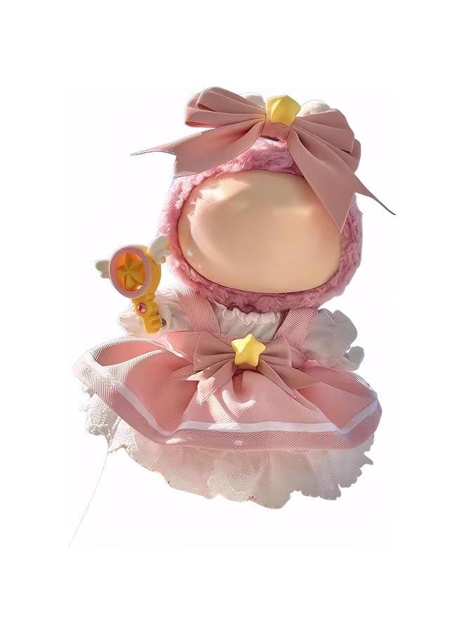 17cm Doll Clothes Suitable for 17cm labubu Dolls Accessories Set , Chic Style Set Accessories (Q)