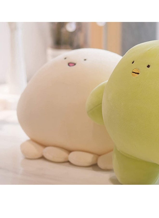 15 7 Inch Lovely Octopus Plush Stuffed Animal Body Pillow Fat Cartoon Cylindrical Body Pillows for Kids Super Soft Hugging Toy Gifts for Bedding Kids Sleeping Nap Kawaii Pillow