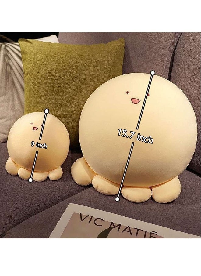 15 7 Inch Lovely Octopus Plush Stuffed Animal Body Pillow Fat Cartoon Cylindrical Body Pillows for Kids Super Soft Hugging Toy Gifts for Bedding Kids Sleeping Nap Kawaii Pillow