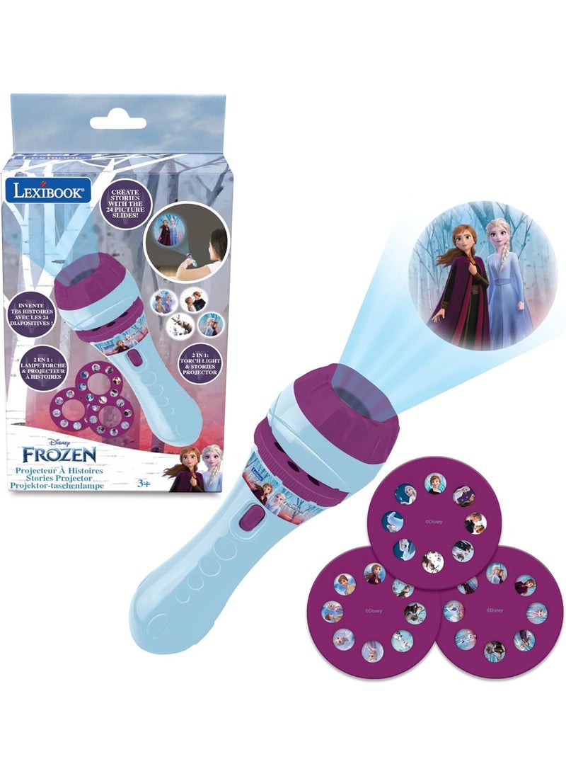 Stories projector, Frozen torch light and projector with 3 discs, 24 images, create your own stories