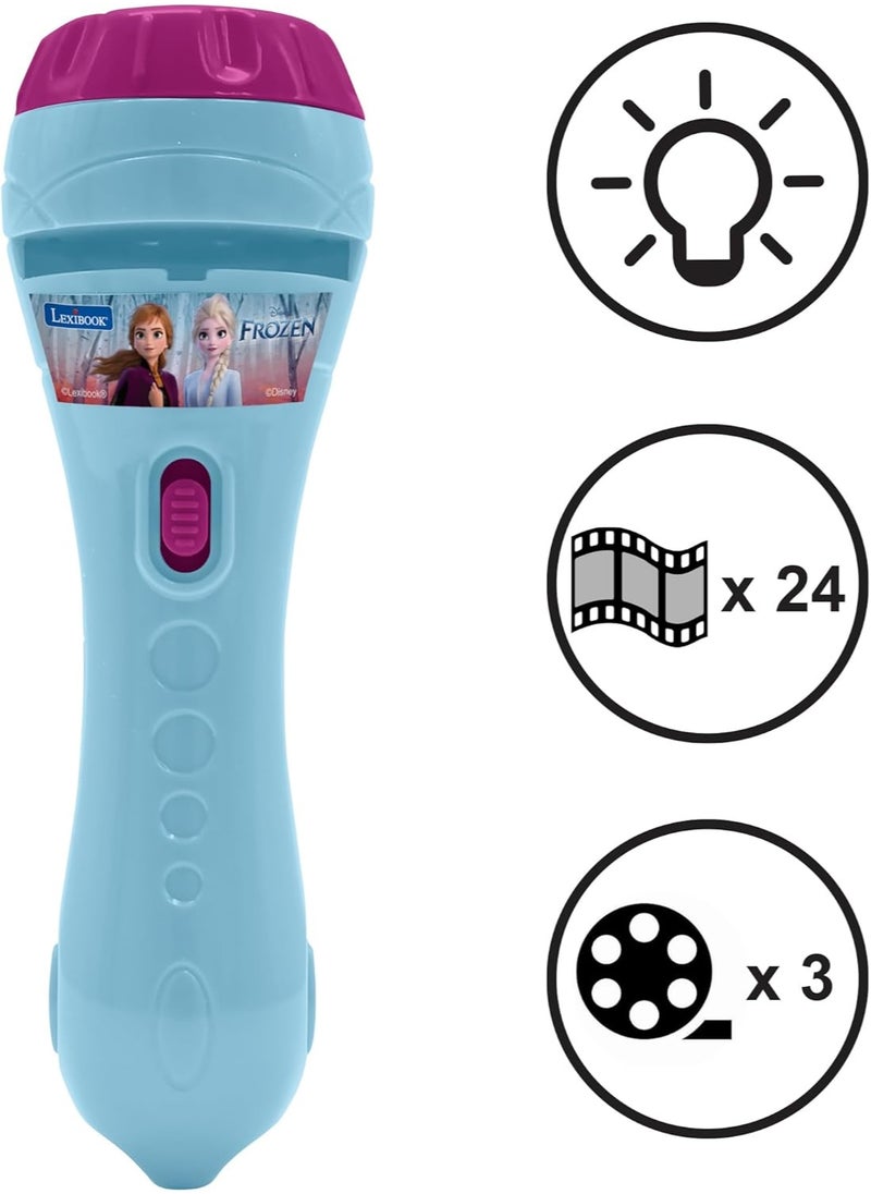 Stories projector, Frozen torch light and projector with 3 discs, 24 images, create your own stories
