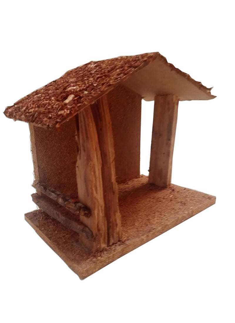 Perfect Wood Works Crib HouseFarm House for Christmas Home