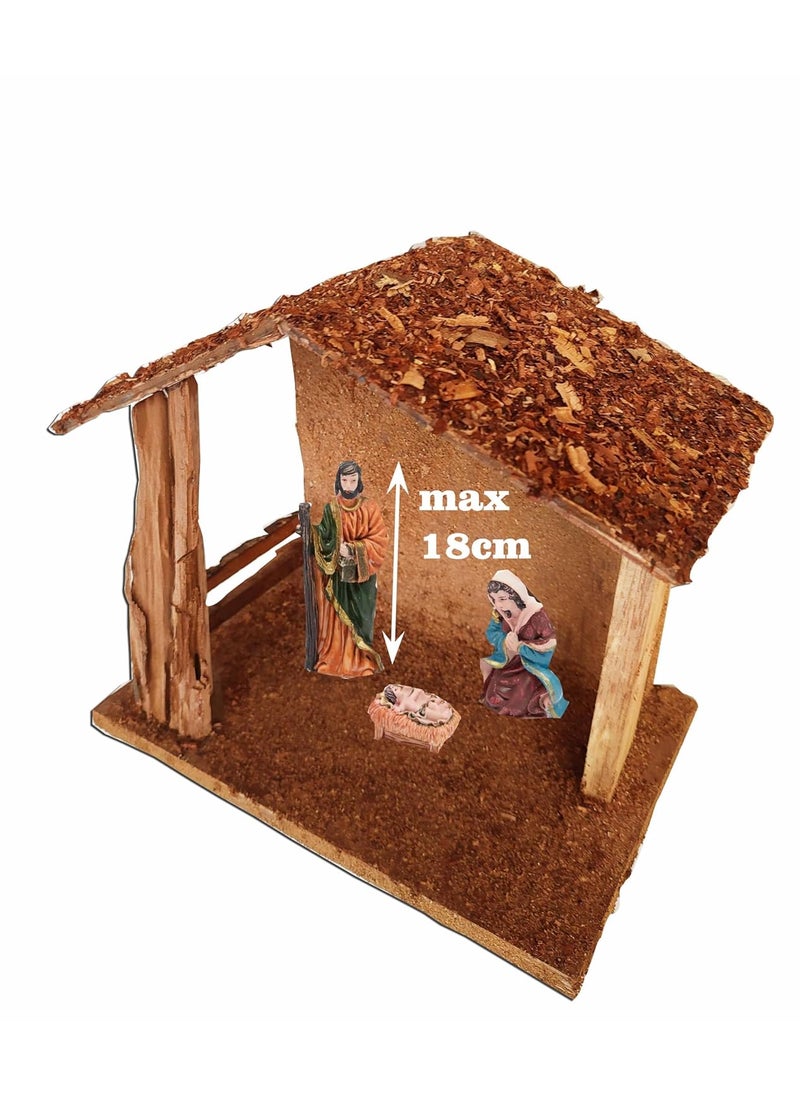 Perfect Wood Works Crib HouseFarm House for Christmas Home