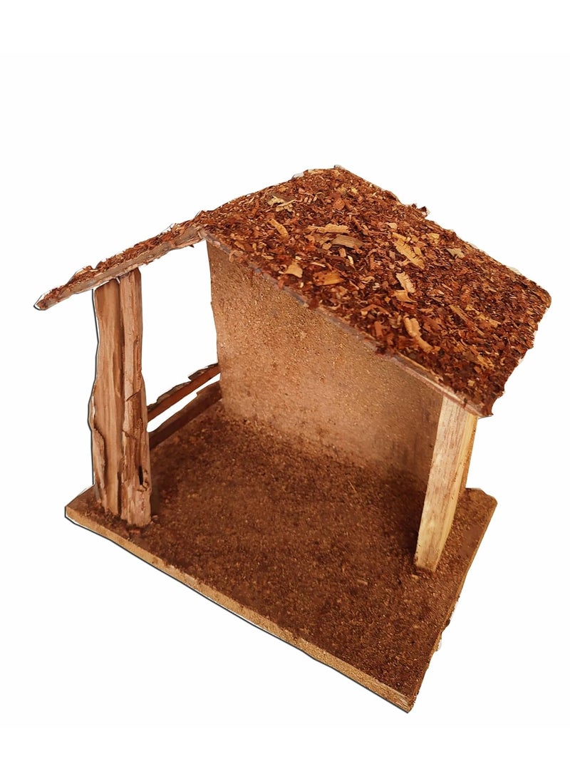 Perfect Wood Works Crib HouseFarm House for Christmas Home