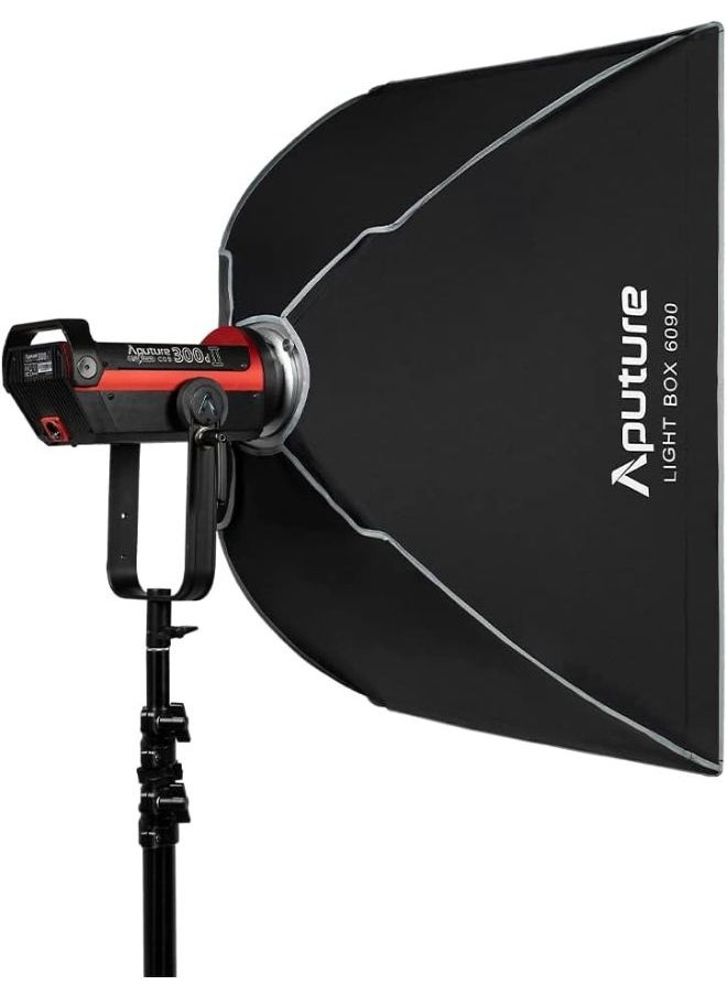 Aputure Light Box 60x90cm Square Softbox – Bowens Mount, Lightweight 1.22kg – Compatible with Aputure 300D II, 300X, Amaran 60x/60d/100d/200d/100x/200x