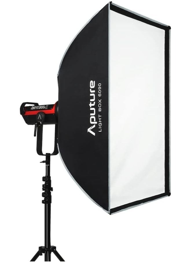 Aputure Light Box 60x90cm Square Softbox – Bowens Mount, Lightweight 1.22kg – Compatible with Aputure 300D II, 300X, Amaran 60x/60d/100d/200d/100x/200x