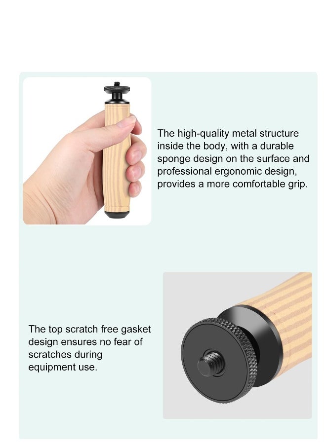Universal Handheld Gimbal Stabilizer for Cameras and Smartphones, Supports 1/4 Inch Mount for Video Recording