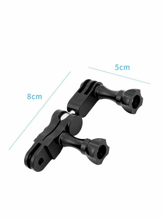 Metal Adapter Bracket for GoPro Hero, Universal Adjustable Arm Aluminum Alloy Magic Hand, Swivel Arm Bracket with Wrench