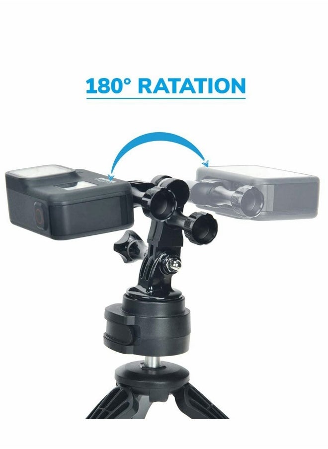 Metal Adapter Bracket for GoPro Hero, Universal Adjustable Arm Aluminum Alloy Magic Hand, Swivel Arm Bracket with Wrench