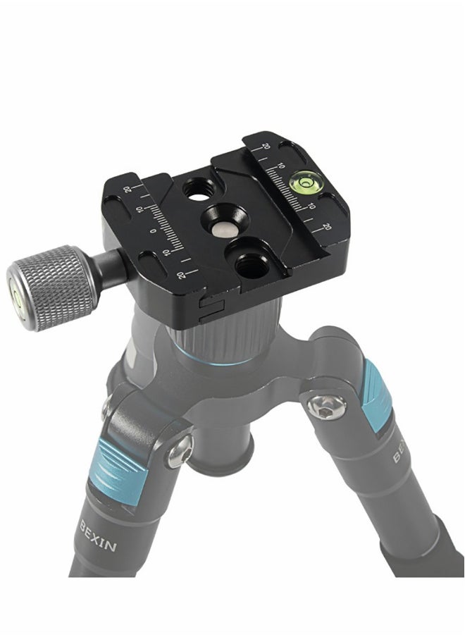 50mm Quick Release Clamp with Arca Swiss Style for Tripod Ballhead Aluminium Universal Quick-Change Seat, Monopod Head, Plate