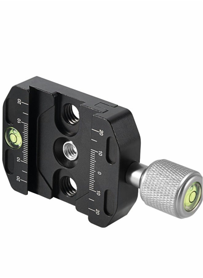 50mm Quick Release Clamp with Arca Swiss Style for Tripod Ballhead Aluminium Universal Quick-Change Seat, Monopod Head, Plate