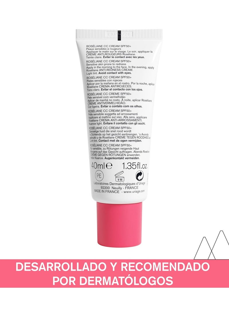 Roséliane CC Cream SPF50 (Light Tint) 40ml