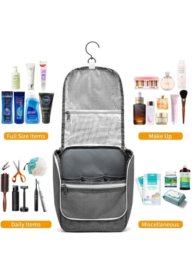 Hanging Toiletry Bag Travel Bag for Men Women Water-resistant Makeup Bag Cosmetic Bag Travel Organizer for Accessories