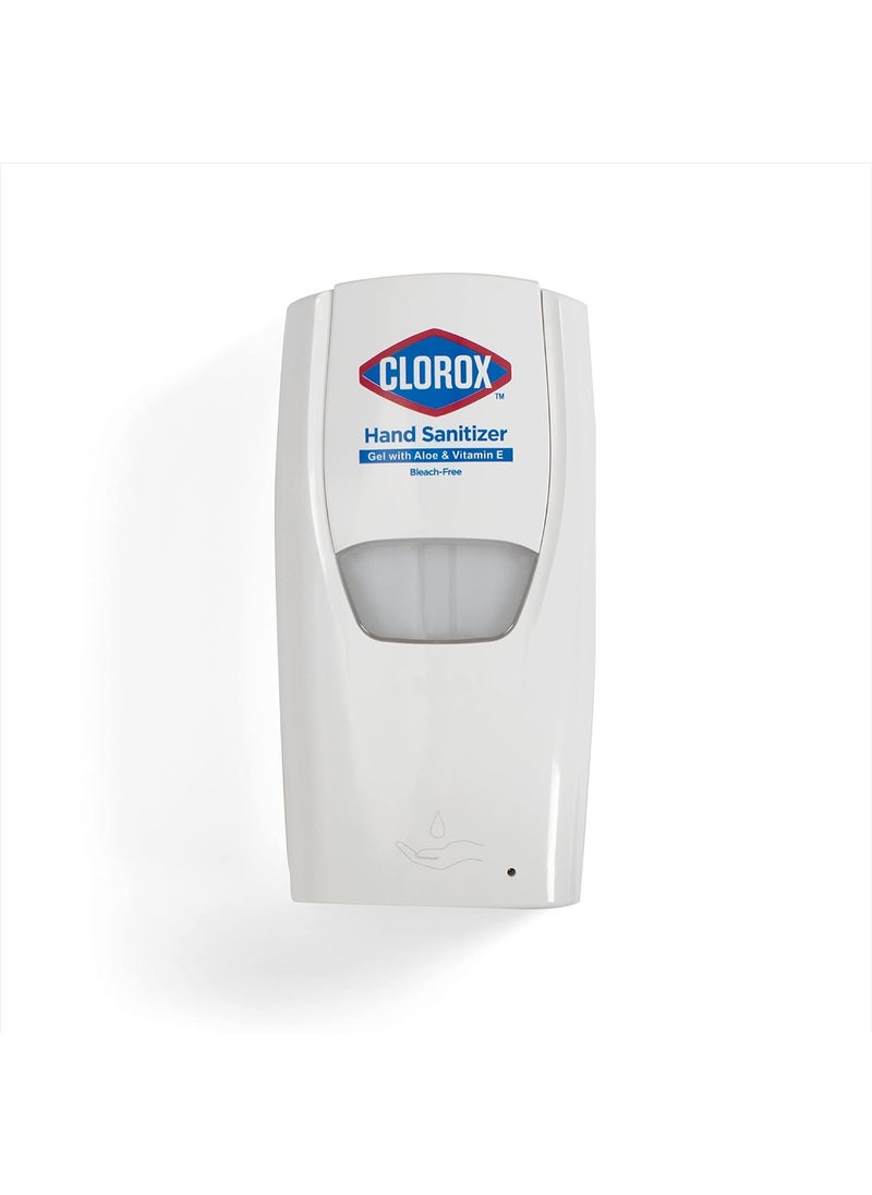 Clorox Pro Automatic Hand Sanitizer Gel Dispenser Wall Mount, Touchless Bleach-Free Solution, for Office & Commercial Use, 1000 ml - Hand Sanitizing Gel Dispenser for Everyday Use