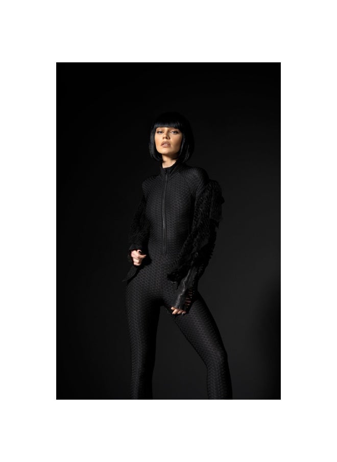 3D move Jumpsuit - Black