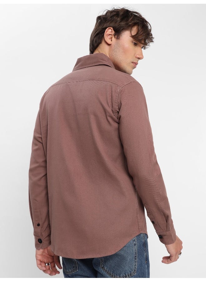 Mauve Urban Shirt for Men
