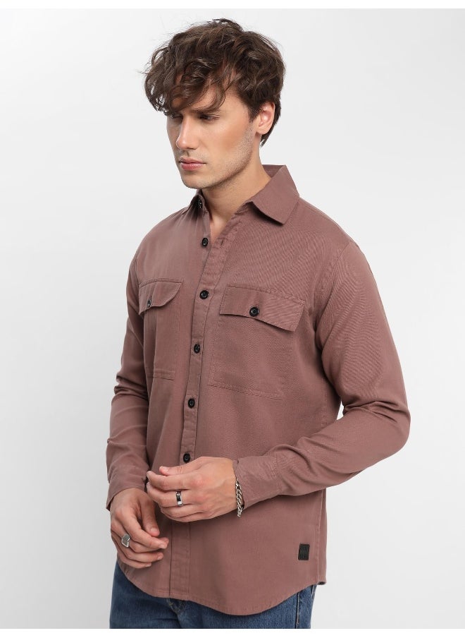 Mauve Urban Shirt for Men