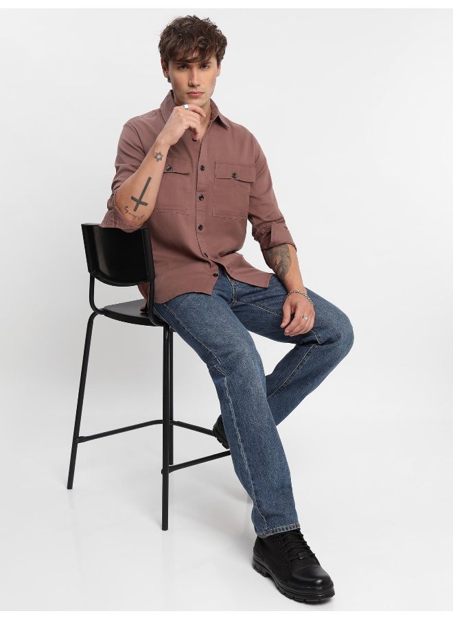 Mauve Urban Shirt for Men