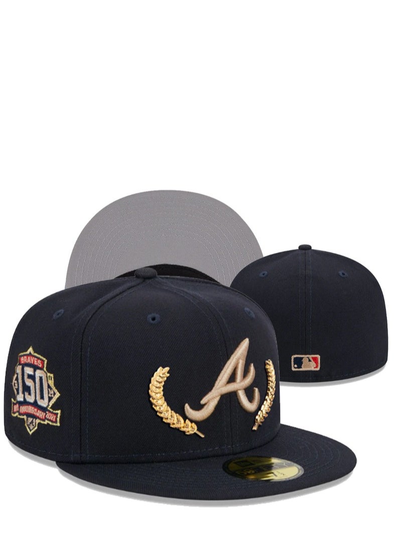 MLB Atlanta Braves 150th Anniversary Edition Embroidered Flat - Brim Baseball Cap