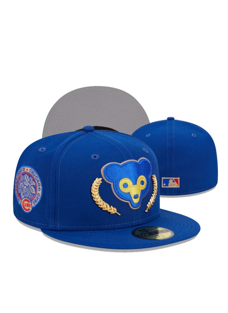 NEW ERA Chicago Cubs Commemorative Edition Blue Flat - Brim Baseball Cap