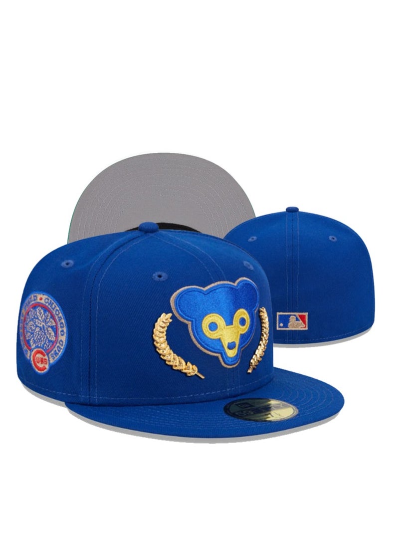 NEW ERA Chicago Cubs Commemorative Edition Blue Flat - Brim Baseball Cap