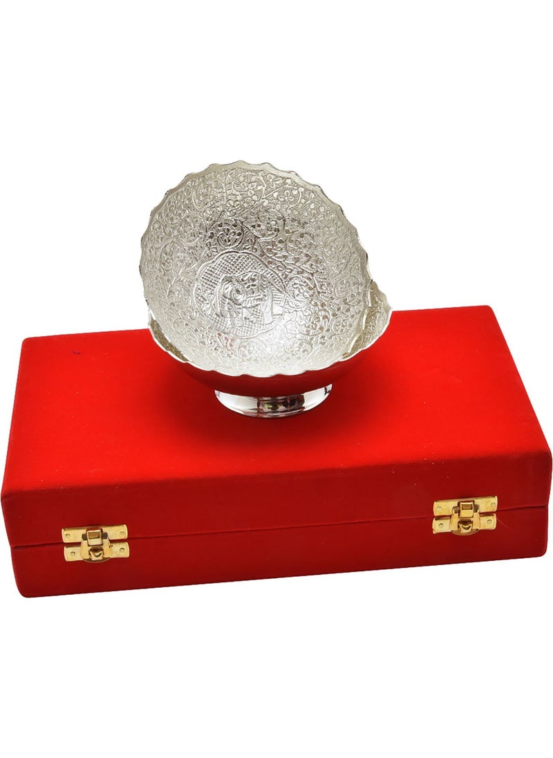 JAIPUR ACE Decorative Gifts Set Silver Plated Bowl Set
