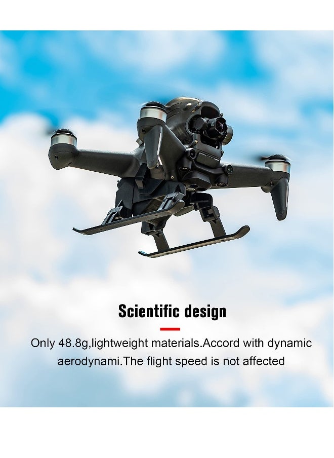 Landing Gear Leg for DJI FPV Drone, Foldable Height Extended Accessory with Control Sticks Storage Box, for DJI FPV Drone Combo Landing Legs Extension 