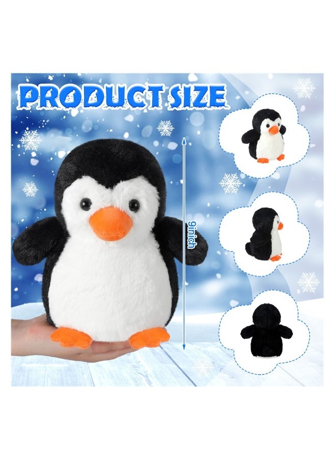 SYOSI, 7pcs Plush Stuffed Penguin Toys with Mom and Small Baby, Realistic Penguin Plushie Toy as Birthday Festival Gift for Kids Boys Girls, Sleep Partners