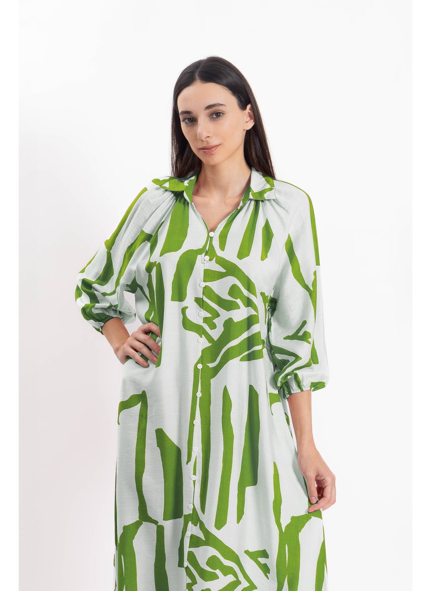 ABSTRACT PRINT DRESS