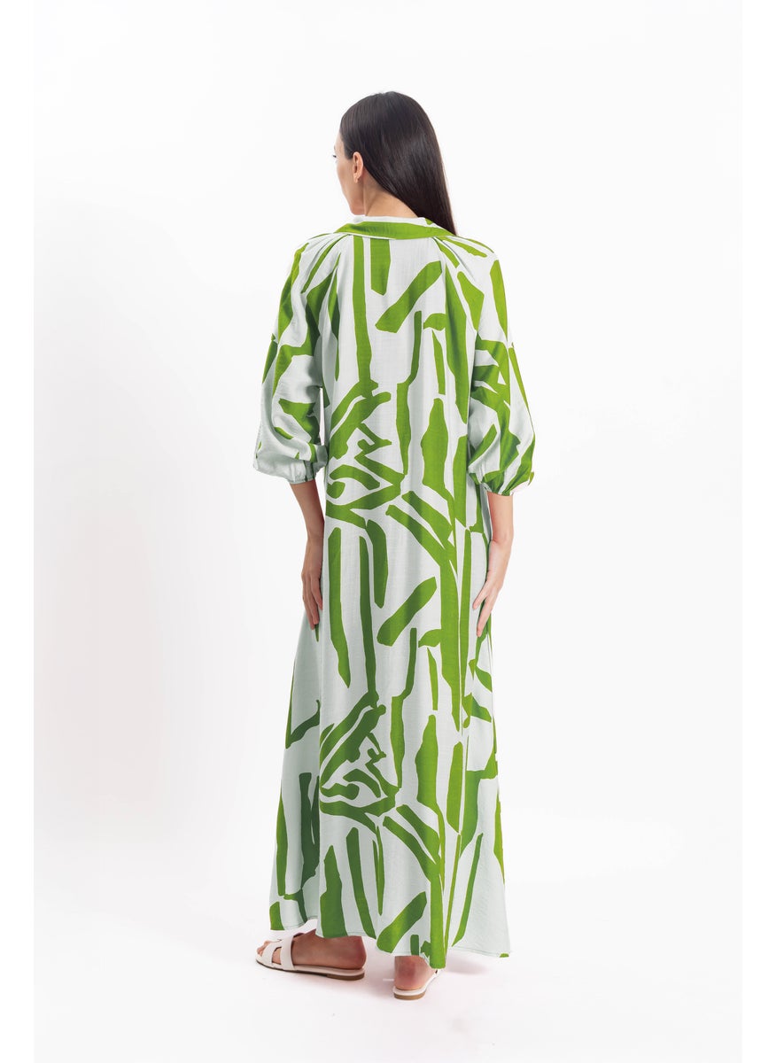 ABSTRACT PRINT DRESS