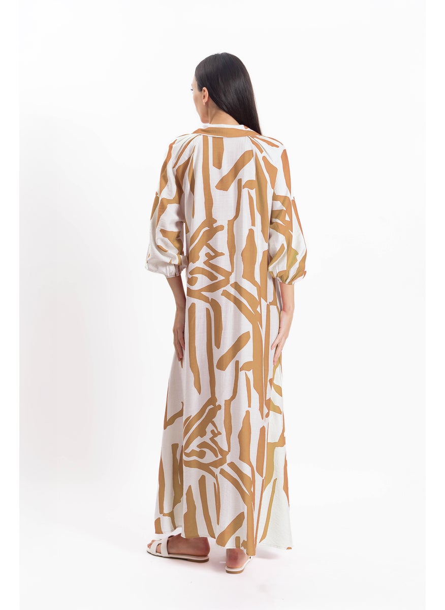 ABSTRACT PRINT DRESS
