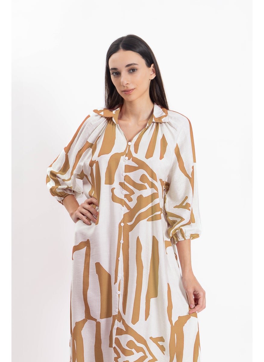 ABSTRACT PRINT DRESS