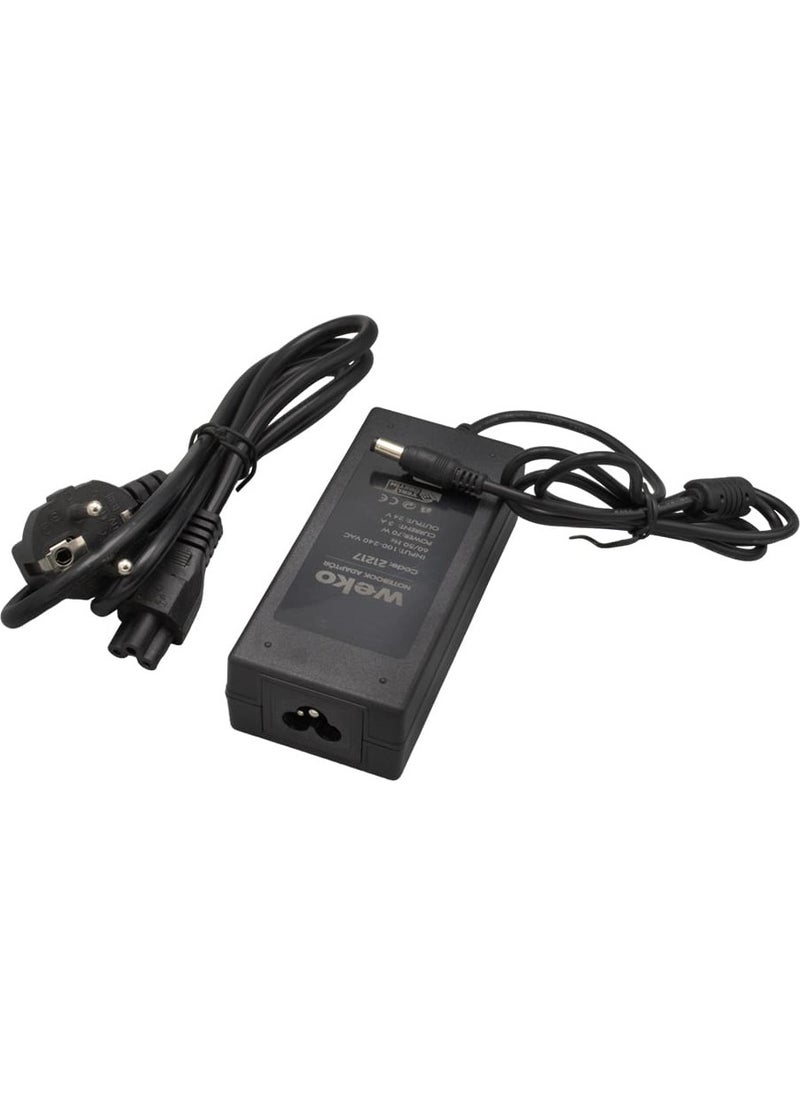 Weko 24 Volt 3 Ampere 70 Watt 5.5 * 2.5 Pin Notebook Adapter Domestic Production