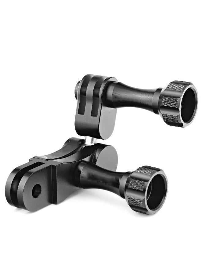 Aluminum Ball Handlebar Mount for GoPro Camera Clamp Mount Monitor 360° Ballhead Magic Arm Lock Any Direction