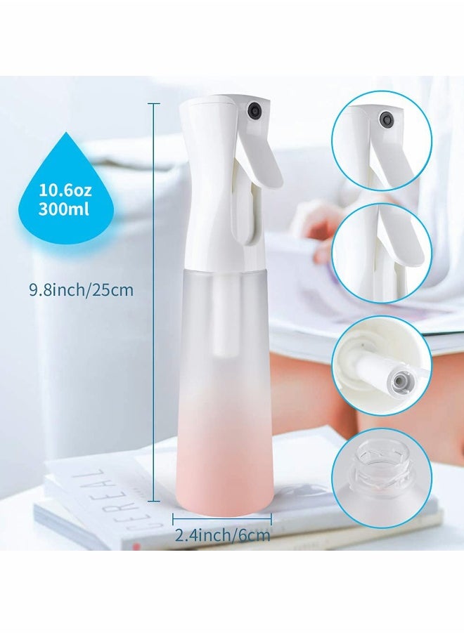 Hair Spray Bottle Continuous Plant Mister Fine Empty Small Mist Bottles Sprayer Water Cleaning for Curly Styling Products Plants Barber Accessories
