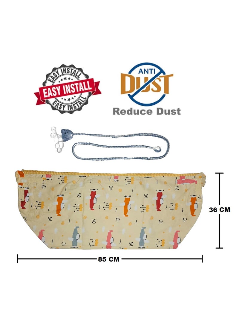 MYSACART Heavy Duty New Born Baby Cradle HammockKhoyuPalanaJhulaGhodiyuJoli with Soft Cotton Cloth Made of Mosquito Net Pack of 3