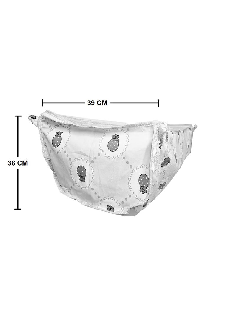 MYSACART Heavy Duty New Born Baby Cradle HammockKhoyuPalanaJhulaGhodiyuJoli with Soft Cotton Cloth Made of Mosquito Net Pack of 2