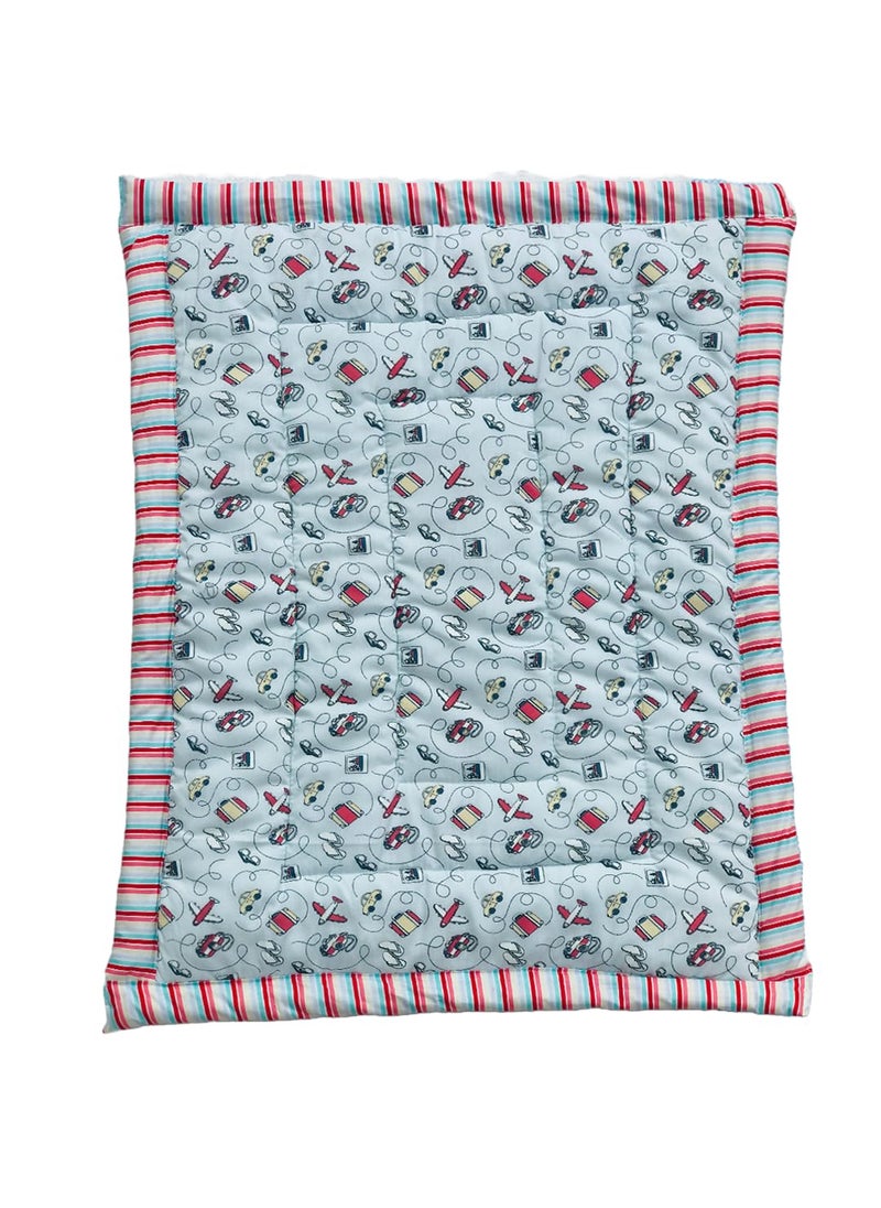 RURIBOSY New Born Baby Godadi Baby Bed for 0 to 2 YearsGodariBaby Mattress Mattress Cartoon Mat Baby Godadi Bedding Set Extra Soft Pink