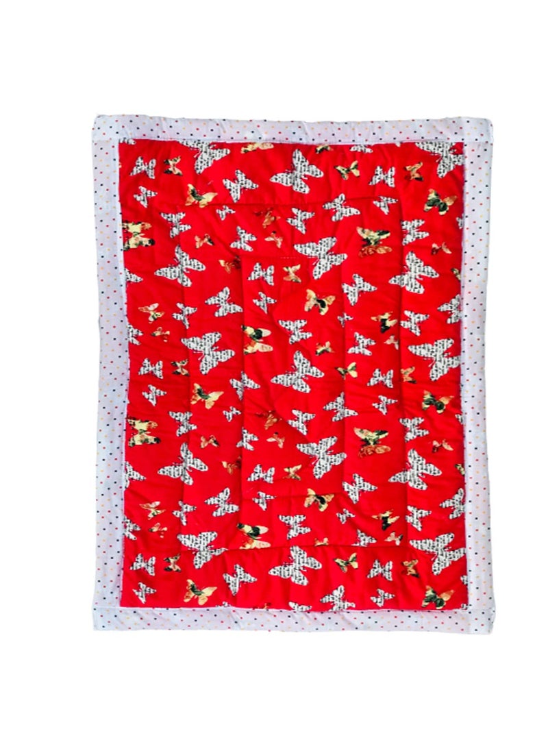 RURIBOSYBaby Mattress and Swaddlers Sheets Godari Cradle Bed Crib Sheet Changing Mat Baby Godadi Godari Bedding Set for Baby RED2