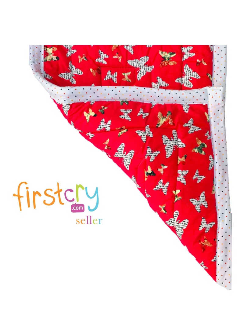 RURIBOSYBaby Mattress and Swaddlers Sheets Godari Cradle Bed Crib Sheet Changing Mat Baby Godadi Godari Bedding Set for Baby RED2