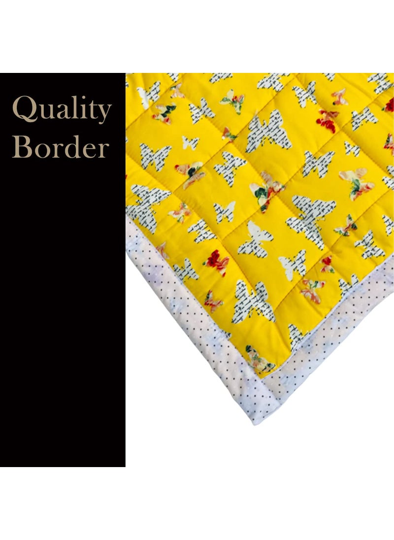 RURIBOSYBaby Mattress and Swaddlers Sheets Godari Cradle Bed Crib Sheet Changing Mat Baby Godadi Godari Bedding Set for Baby Yellow2