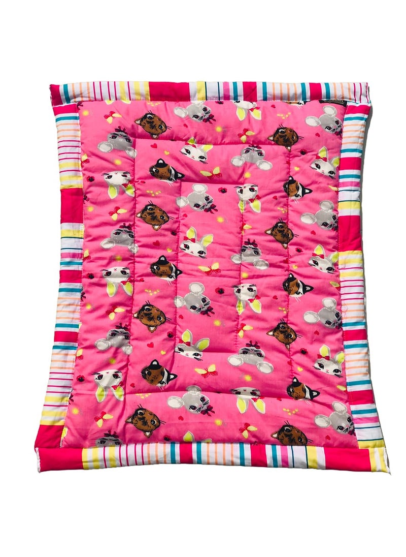 RURIBOSYBaby Mattress and Swaddlers Sheets Godari Cradle Bed Crib Sheet Changing Mat Baby Godadi Godari Bedding Set for Baby Peach