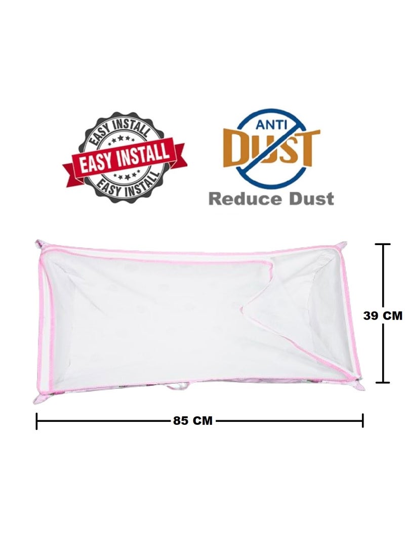 MYSACART Heavy Duty New Born Baby Cradle HammockKhoyuPalanaJhulaGhodiyuJoli with Soft Cotton Cloth Made of Mosquito Net Pack of 2