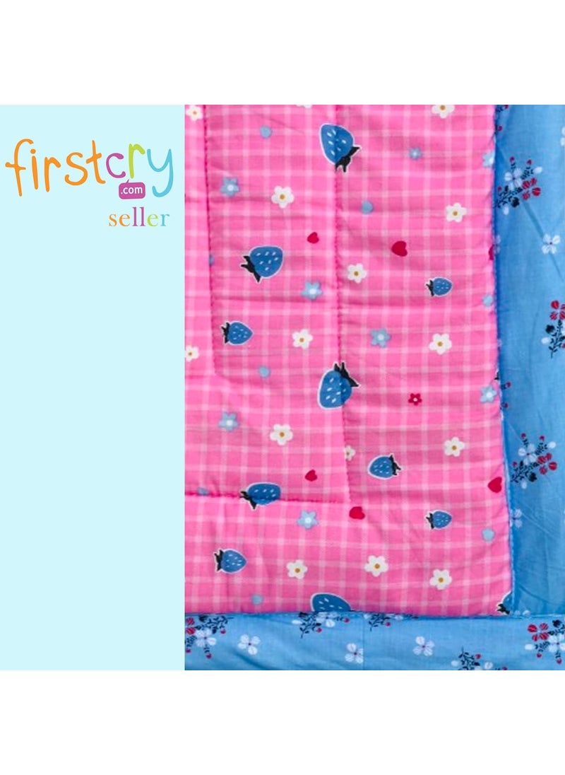 RURIBOSYBaby Mattress and Swaddlers Sheets Godari Cradle Bed Crib Sheet Changing Mat Baby Godadi Godari Bedding Set for Baby Pink