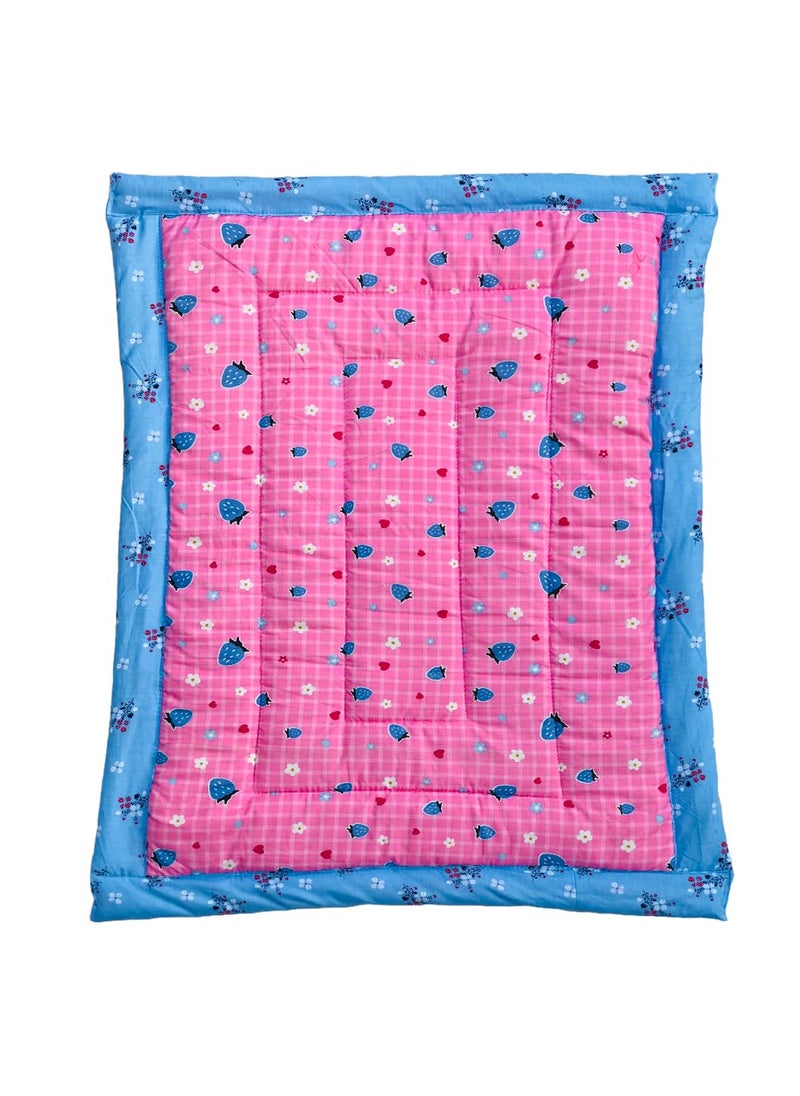 RURIBOSYBaby Mattress and Swaddlers Sheets Godari Cradle Bed Crib Sheet Changing Mat Baby Godadi Godari Bedding Set for Baby Pink