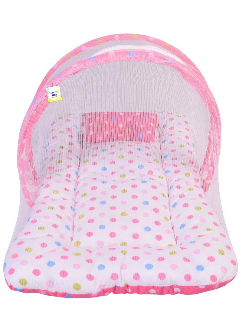 Toddylon Baby Bedding Sets New Born Baby Bed Combo Mattress with Net Sleeping Bag Mosquito Net Carry Bag Nappy Changing Mat Products All 06 Months 3PCS Set