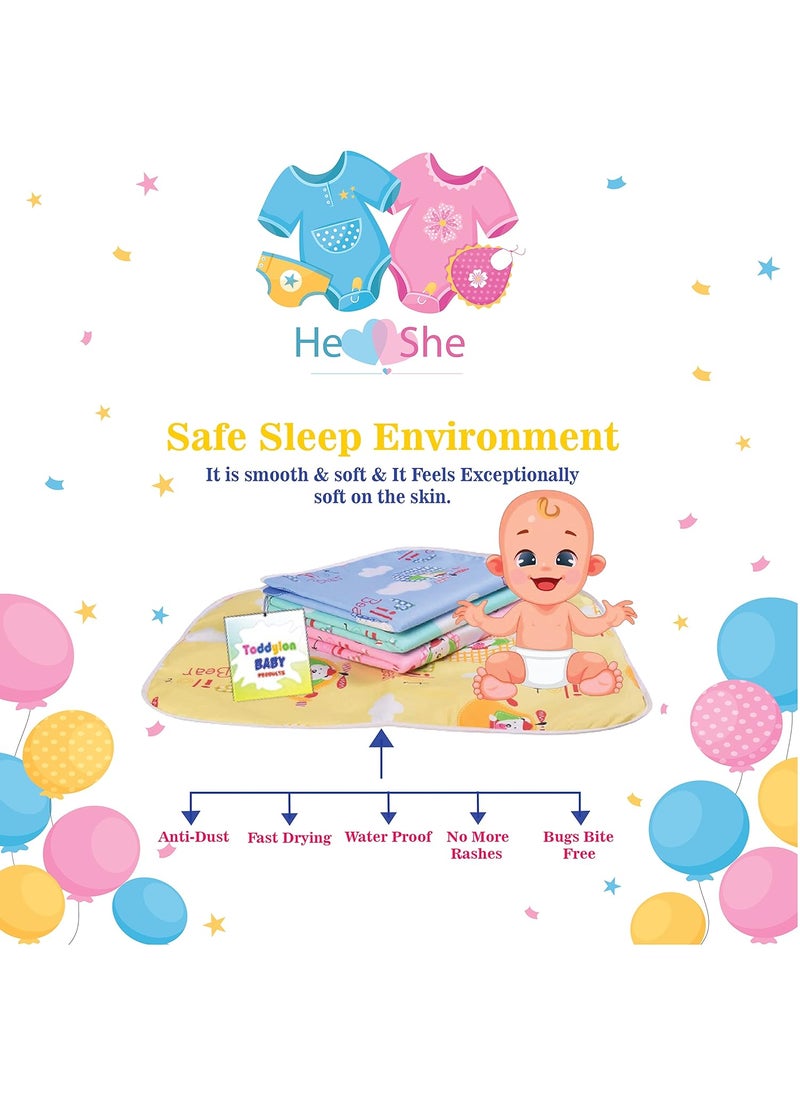 Toddylon Baby Bedding Sets New Born Baby Bed Combo Mattress with Net Sleeping Bag Mosquito Net Carry Bag Nappy Changing Mat Products All 06 Months 3PCS Set
