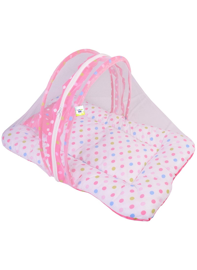 Toddylon Baby Bedding Sets New Born Baby Bed Combo Mattress with Net Sleeping Bag Mosquito Net Carry Bag Nappy Changing Mat Products All 06 Months 3PCS Set